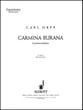 Carmina Burana Treble Voices Vocal Score cover